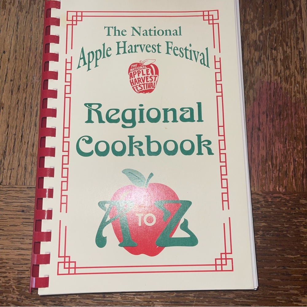 National Apple Harvest Regional Cookbook Pennsylvania 172 Pages Apple Recipes